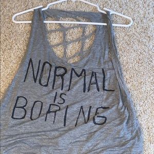 Normal is boring top